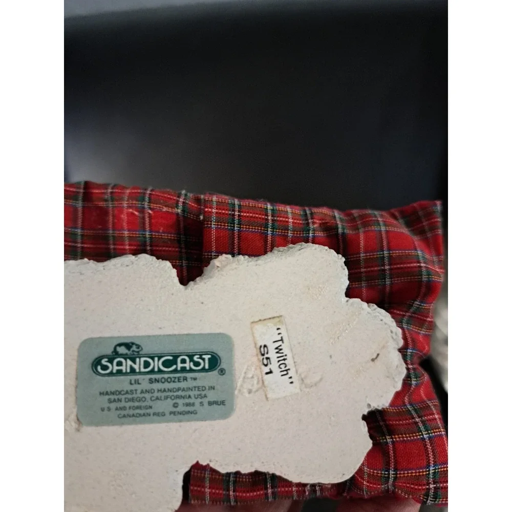 Sandicast Sandra Brue Signed Lil Snoozer West Highland Terrier Figurine Preowned